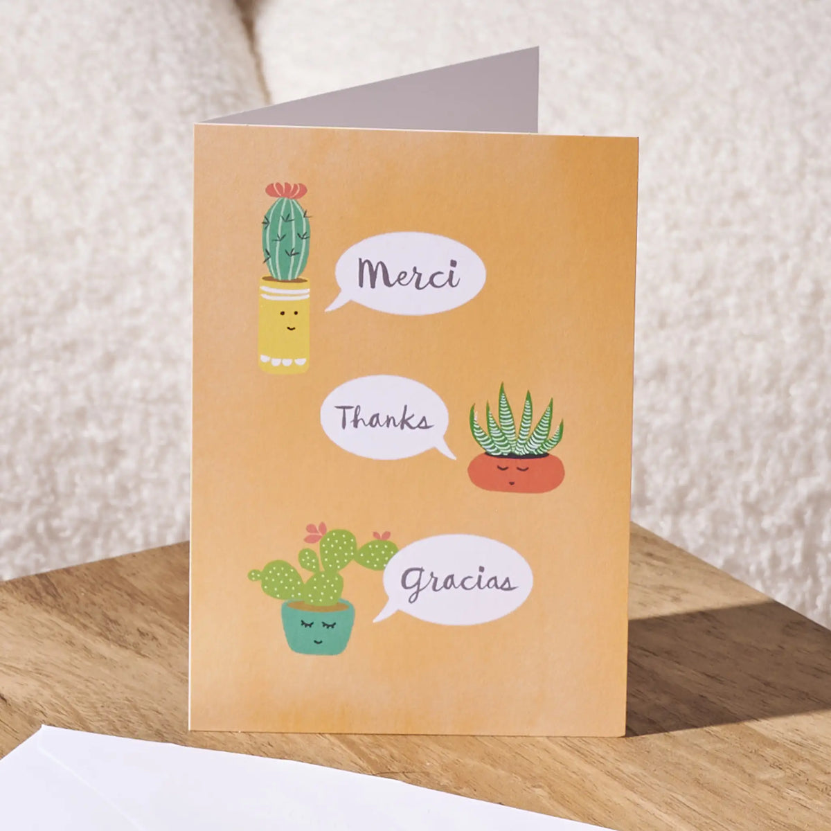 Merci Thanks Gracias Card