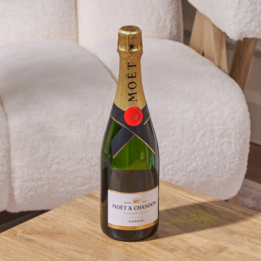Moët & Chandon Brut Impérial champagne bottle add-on gift by Gilded Blooms Toronto florist