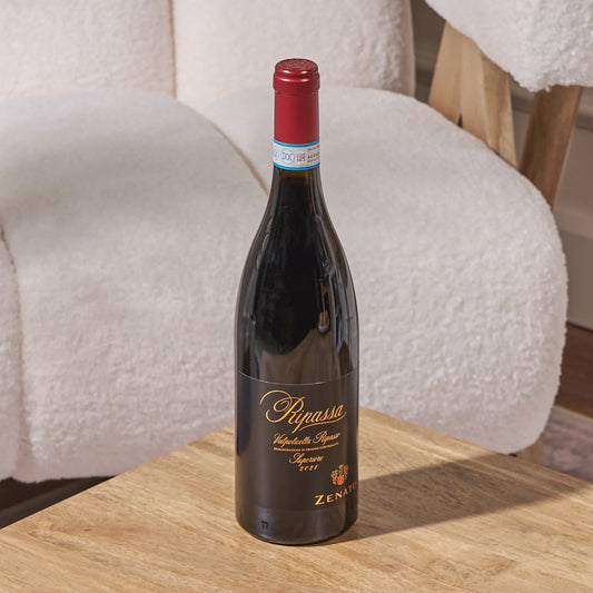 Zenato Ripassa Valpolicella Ripasso Superiore red wine bottle add-on gift by Gilded Blooms Toronto florist